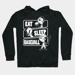 Eat Sleep Baseball - Baseball Lover gift design Hoodie